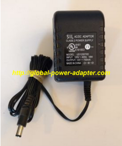 NEW SIL UD120070D 12V DC 700mA AC/DC Adaptor Class 2 AC Power Supply Transformer - Click Image to Close